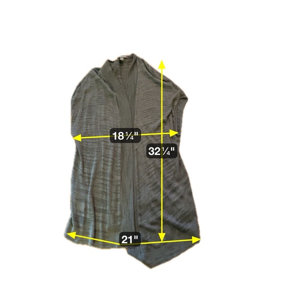 Tommy Bahama Gray Open-Front Cardigan - Picture 4 of 6